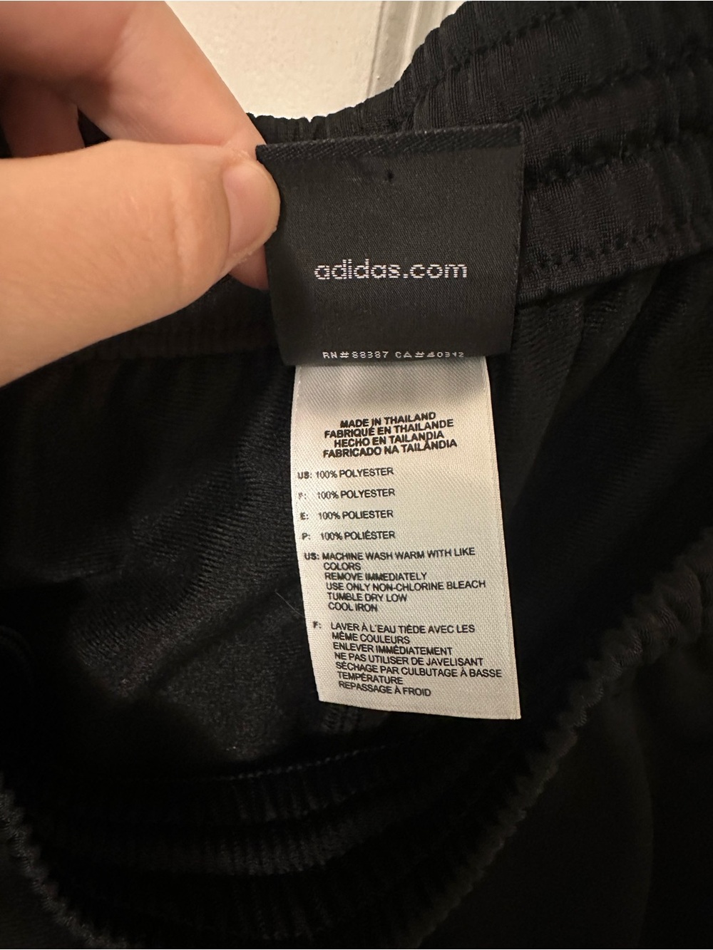 Adidas track pants men’s 2XL - Picture 3 of 3